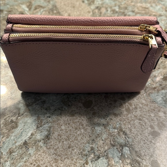 Authentic NEW Coach Pink Leather Wristlet Clutch - Picture 4 of 9
